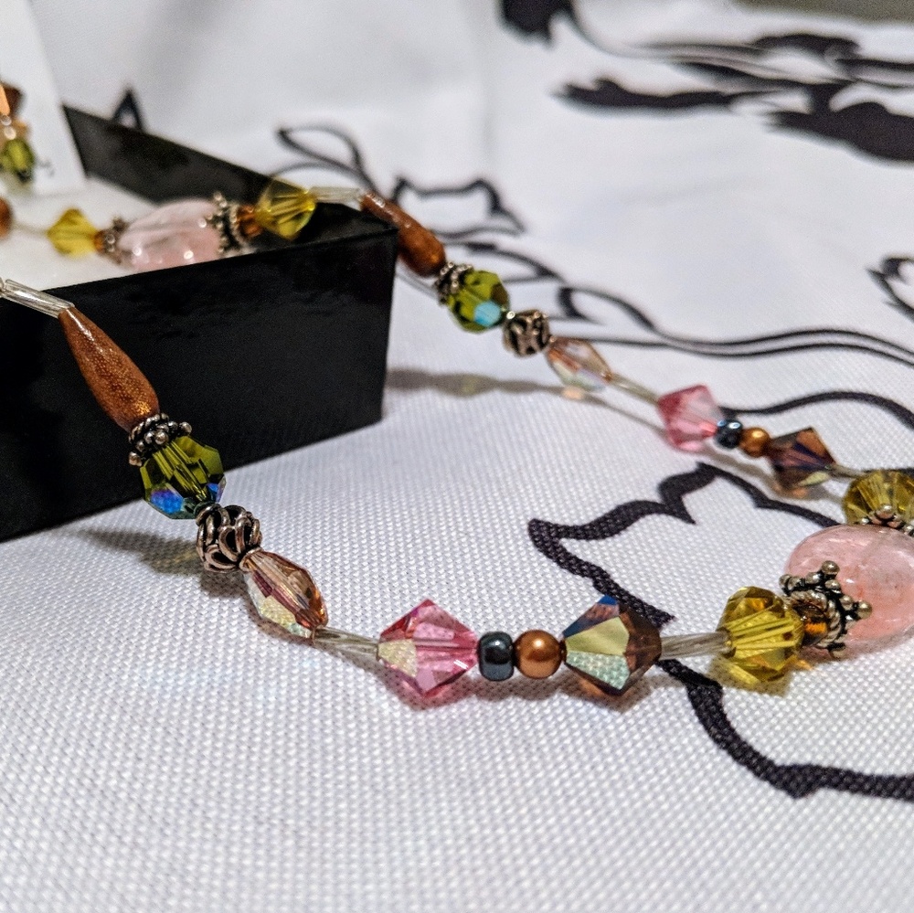 3/$20 Beaded Jewelry set with Swarovski crystals